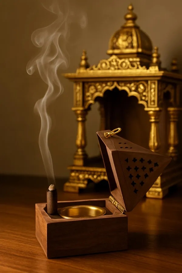 Brown_Set_Of_2_Incense_Stick_Holder_With_Drawer_Wooden_Handmade_Dhoop_Batti_Stand