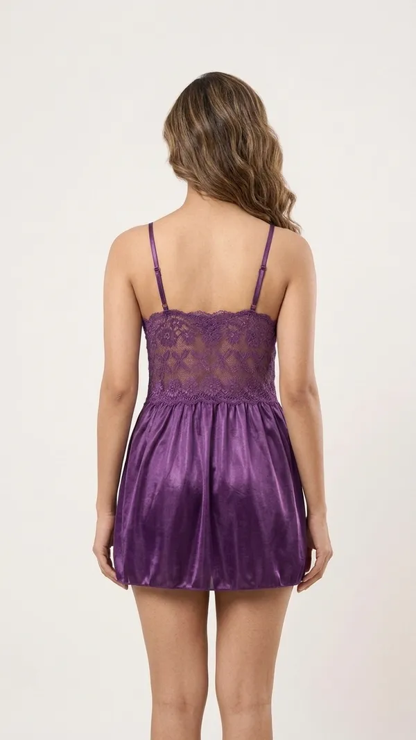 Baby_Doll_Short_Sexy_Purple_Nighty