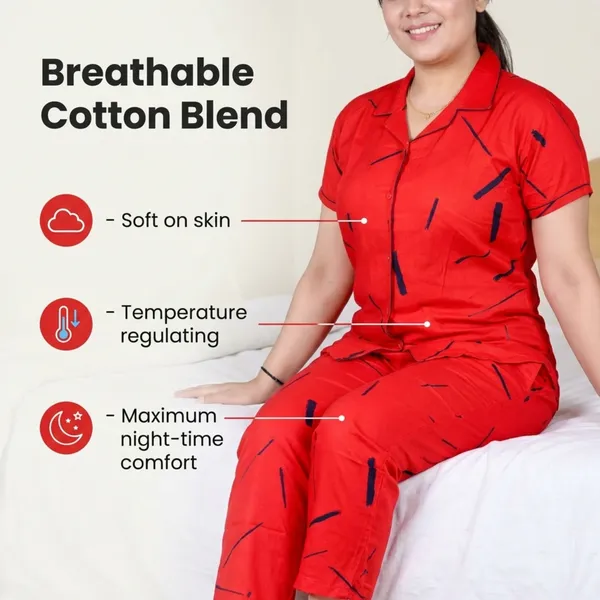 Red_Cotton_Rayon_Pyjama_Set