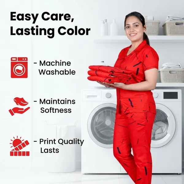 Red_Cotton_Rayon_Pyjama_Set