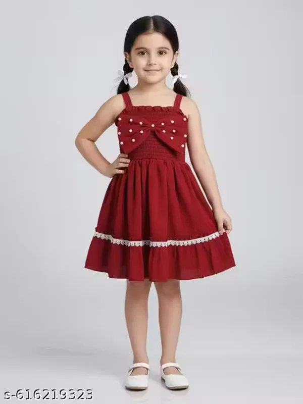 Multicolor_Cotton_Block_Casual_And_Party_Wear_Frock_For_Kids(Pack_Of_2)