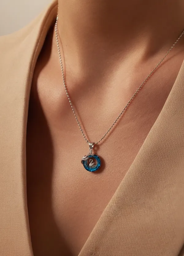 Sterling_Silver_Swan_Crystal_Pendant_For_Female