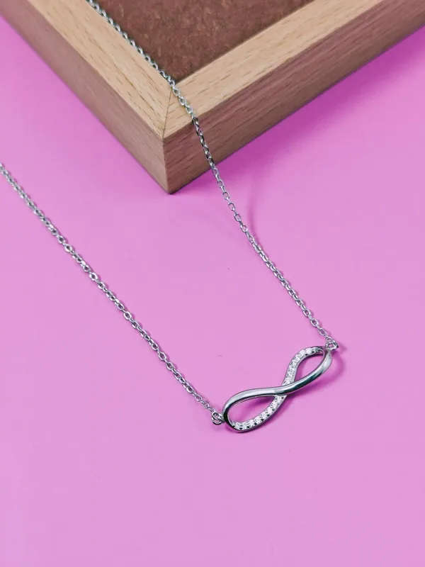 Sterling_Silver_Infinity_Diamond_Pendant_For_Female
