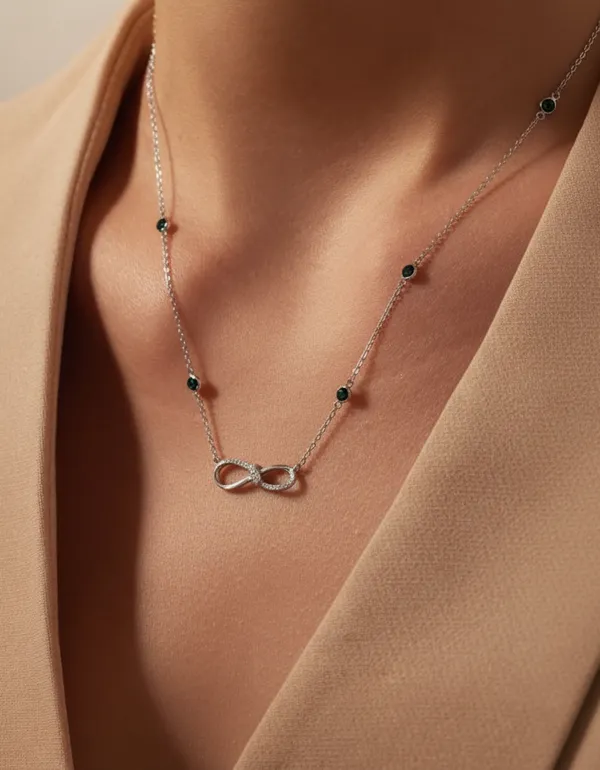 Sterling_Silver_Infinty_Evil_Eyes_Pendant_For_Female