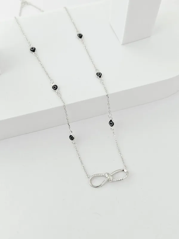 Sterling_Silver_Infinty_Evil_Eyes_Pendant_For_Female