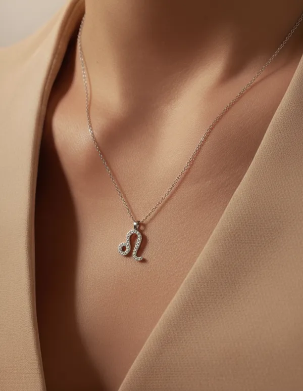 Sterling_Silver_Leo_Zodiac_Sign_Pendant_For_Female