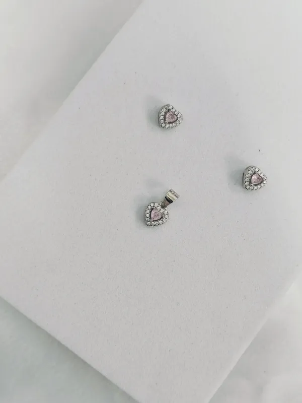 Silver_Lightweight_Plain_Earrings_And_Pendant_For_Female
