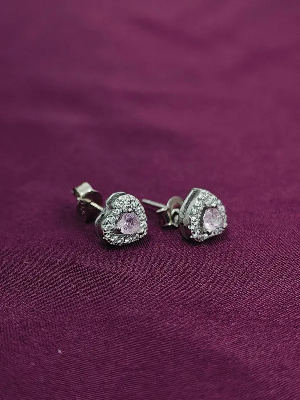 Silver_Lightweight_Plain_Earrings_And_Pendant_For_Female
