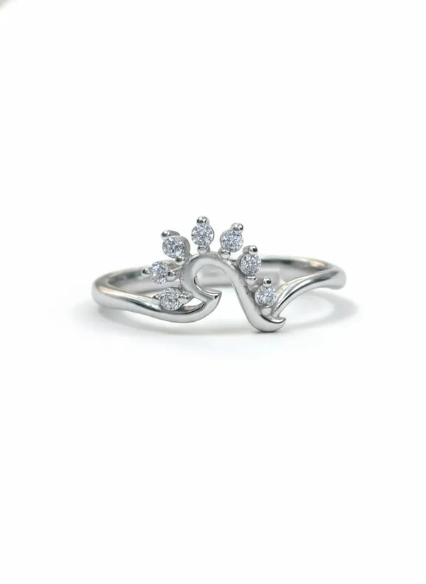 Silver_Round_Cut_Zircon_Ring_For_Female