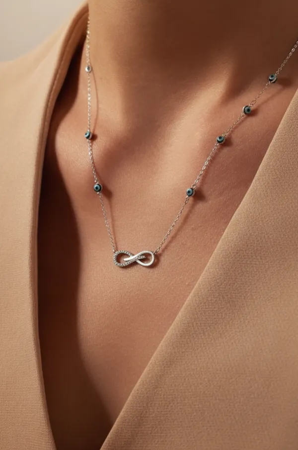 Sterling_Silver_Connected_Infinity_Pendant_For_Female