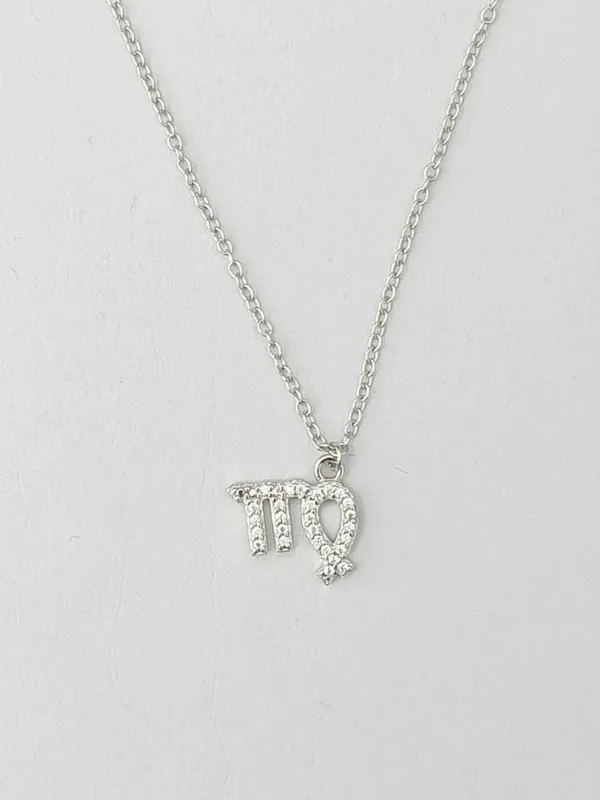 Sterling_Silver_Virgo_Zodiac_Sign_Pendant_For_Female
