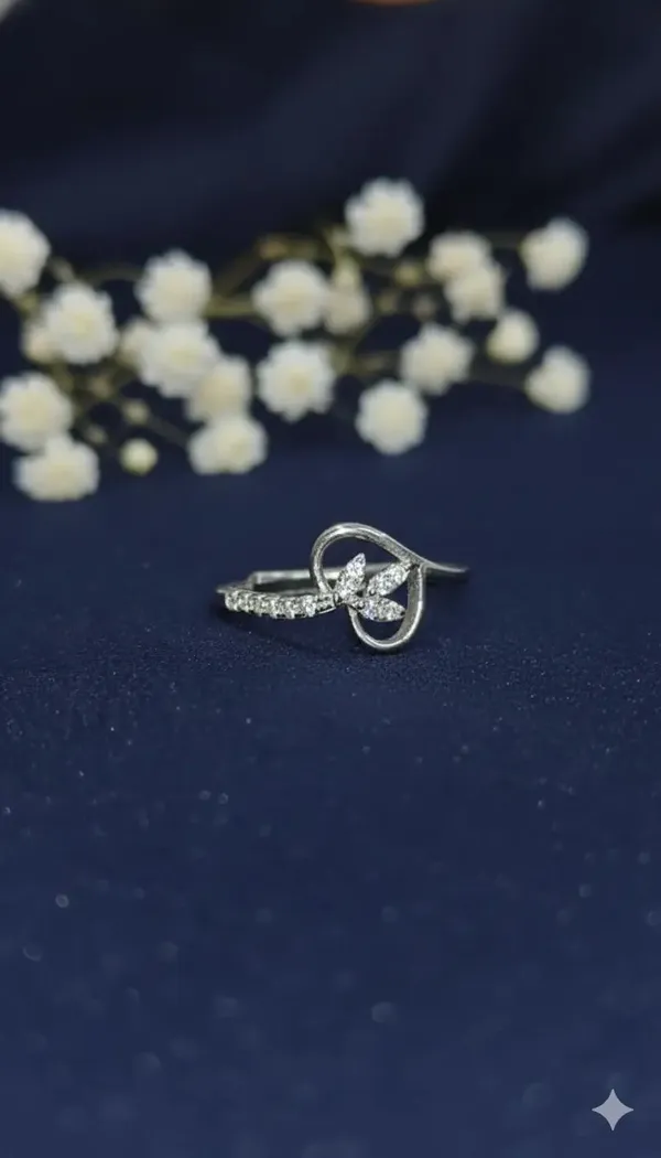 Floral_And_Silver_Sterling_Promise_Ring_Gift_For_Female