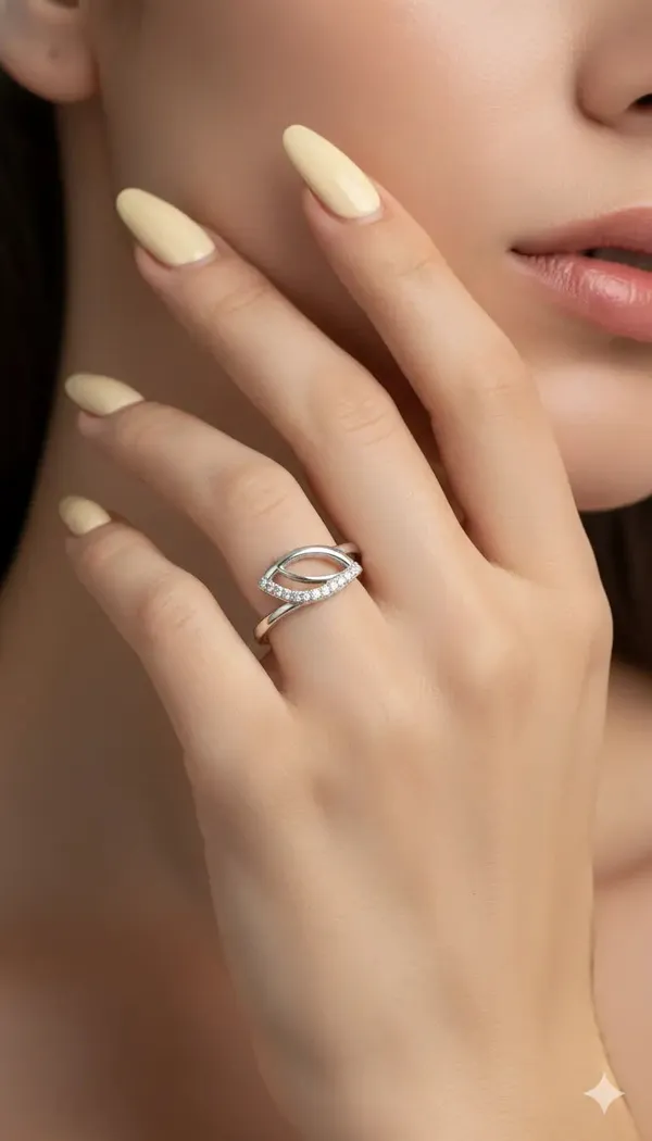 Silver_And_Geometric_Sterling_Stackable_Ring_Chic_Minimal_For_Female