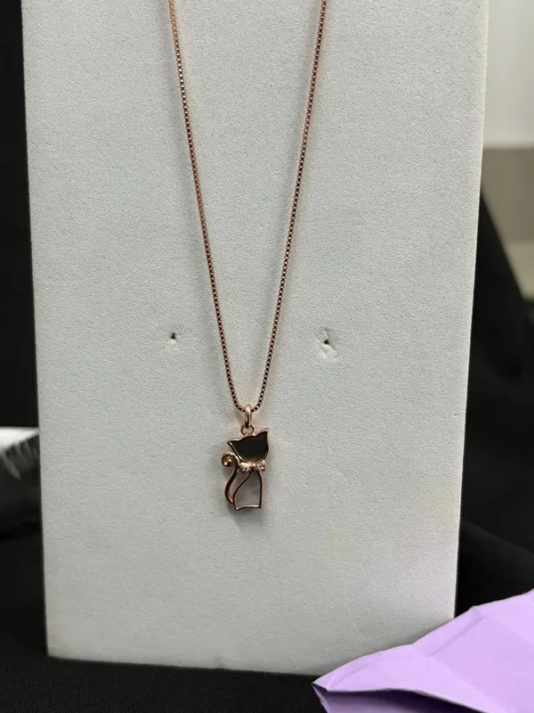 Silver_And_Multicolor_Stylish_925_Chain_With_Pendant_For_Female