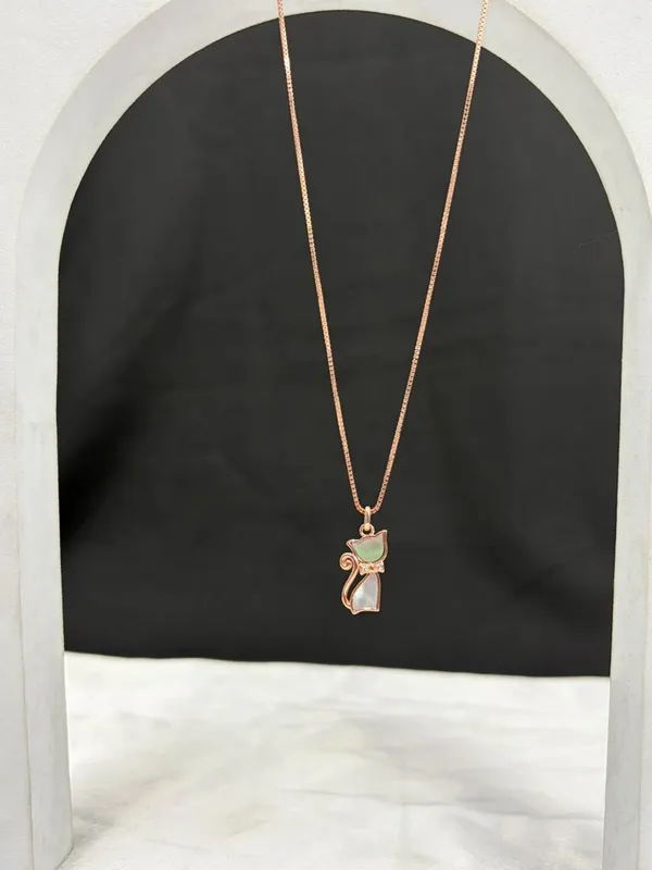 Silver_And_Multicolor_Stylish_925_Chain_With_Pendant_For_Female