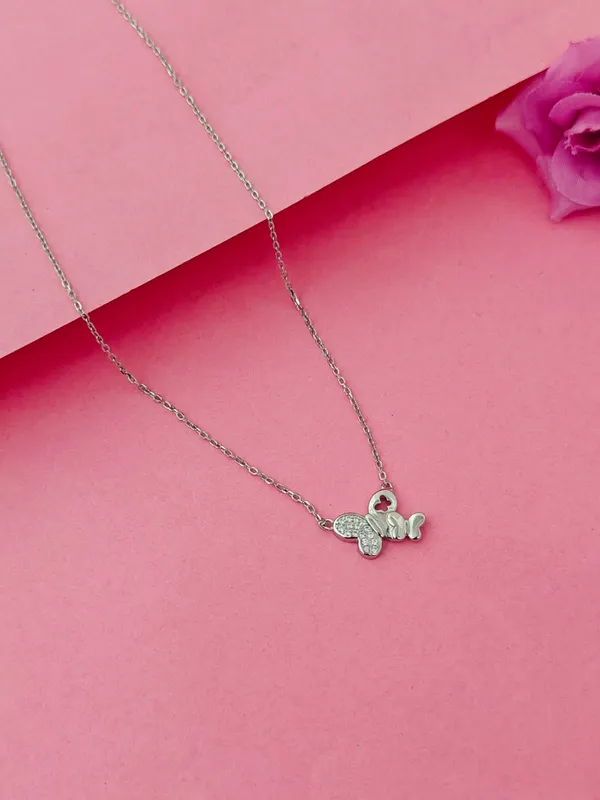 Sterling_Silver_Twin_Butterfly_Diamond_Pendant_For_Female
