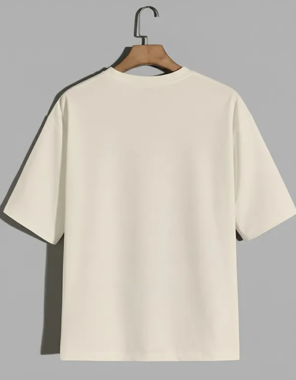 Yellow_Premium_Casual_Cotton_T-Shirt_For_Men