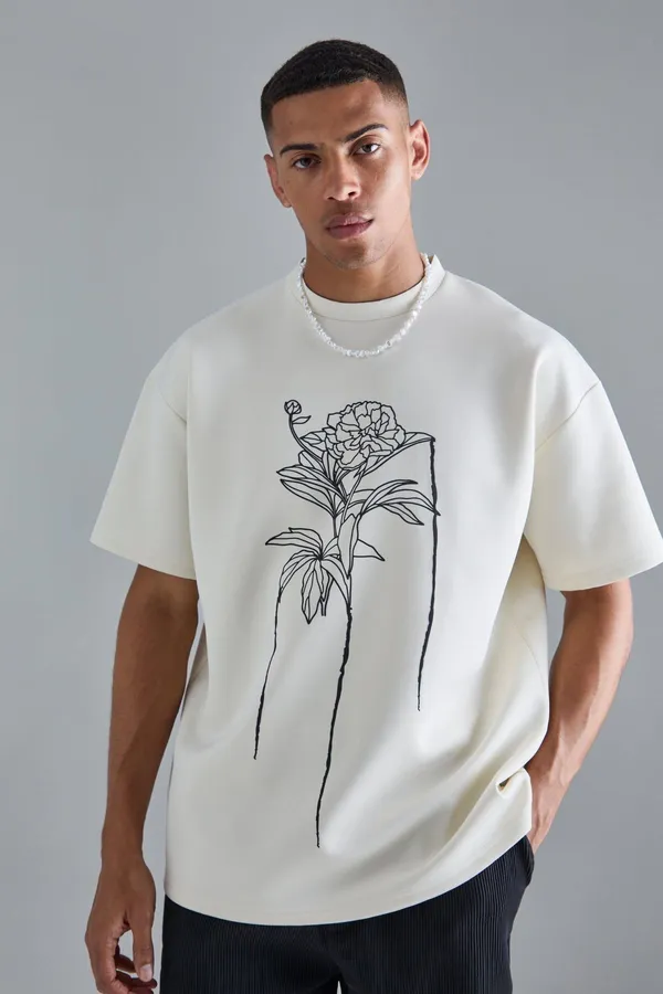 White_Premium_Casual_Cotton_T-Shirt_For_Men