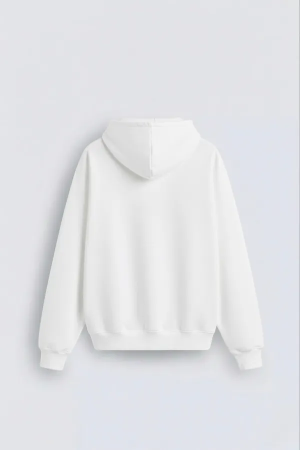 White_Premium_Casual_Cotton_Hoodie_For_Men