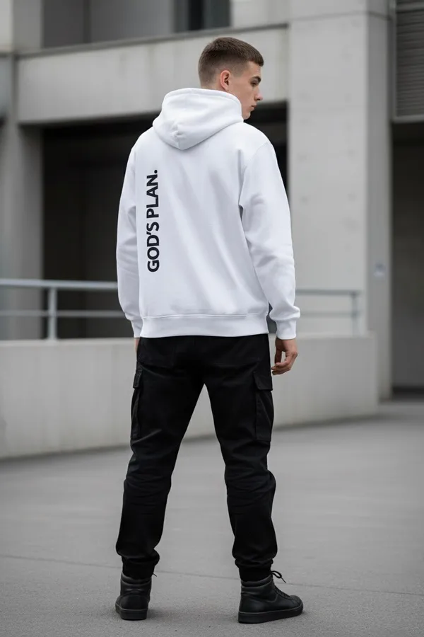 White_Premium_Casual_Cotton_Hoodie_For_Men