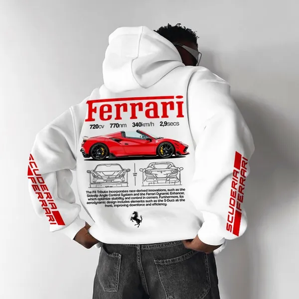 White_Premium_Casual_Cotton_Hoodie_For_Men