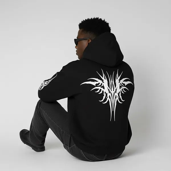 Black_Premium_Casual_Cotton_Hoodie_For_Men