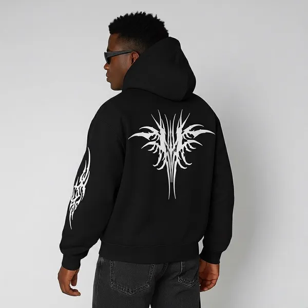 Black_Premium_Casual_Cotton_Hoodie_For_Men