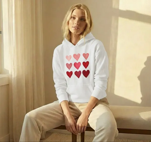 White_Premium_Casual_Cotton_Hoodie_For_Women