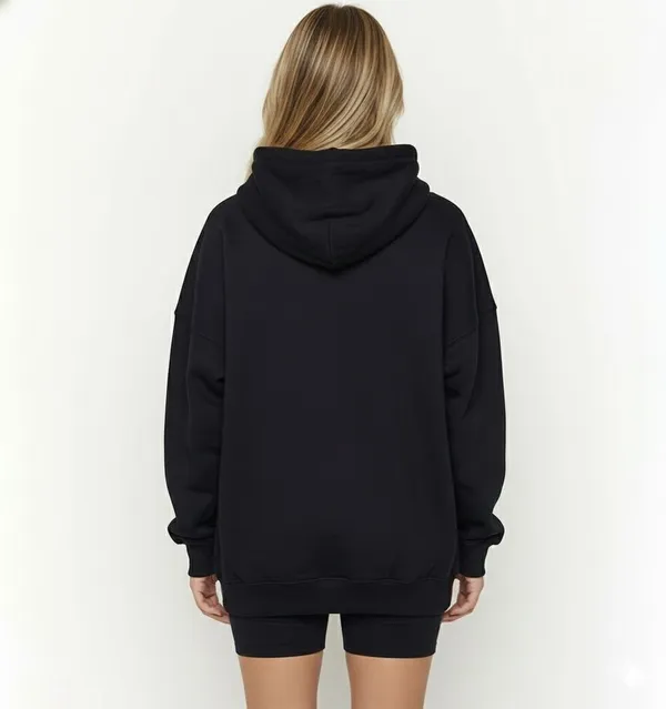 Black_Premium_Casual_Cotton_Hoodie_For_Women