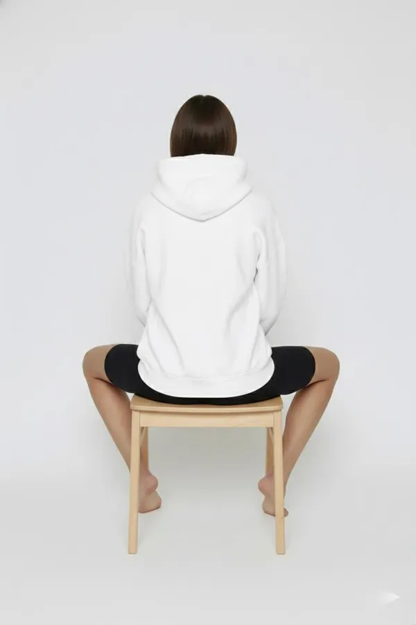 White_Premium_Casual_Cotton_Hoodie_For_Women
