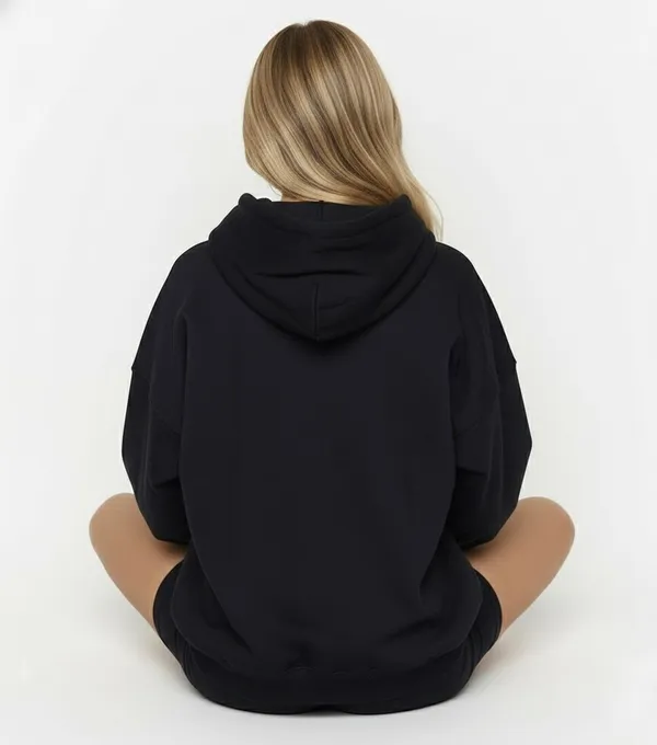 Black_Premium_Casual_Cotton_Hoodie_For_Women