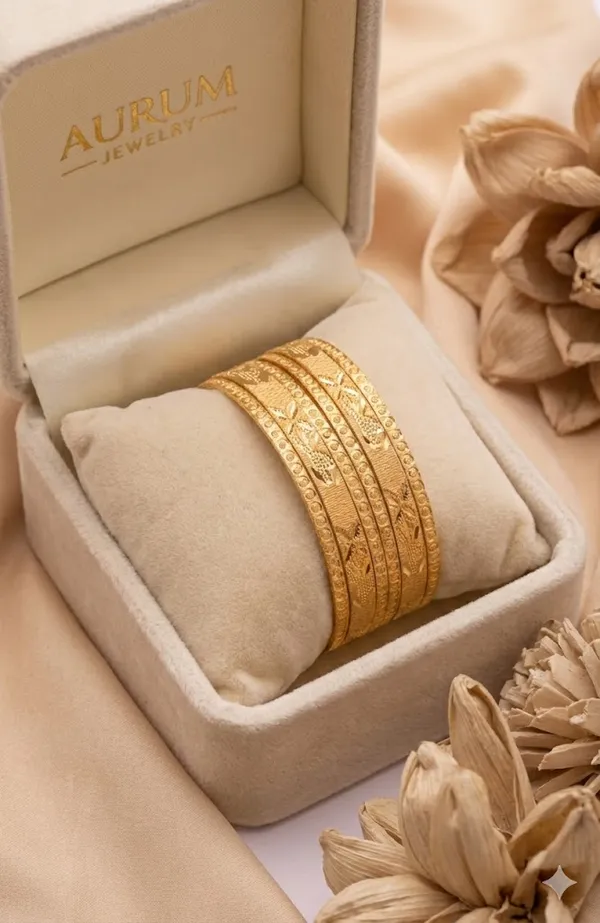 Gold_Plated_Alloy_Traditional_Designer_Bangle_Set_For_Women