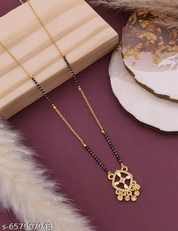 Gold_Plated_Alloy_Designer_Mangalsutra_With_Black_Beads_&_Stone_Pendant_Necklace_For_Women