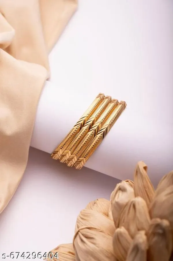 Gold_Tone_Alloy_Luxurious_Artificial_Bangle_Set_For_Women