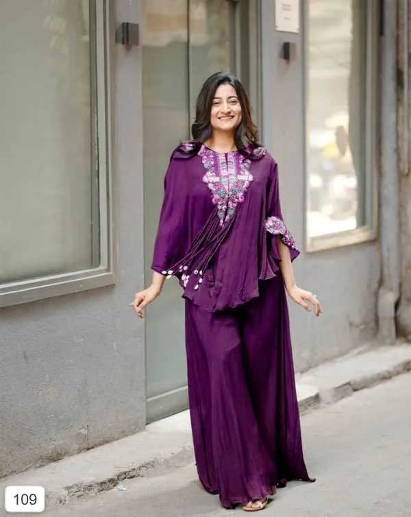 Purple_Sequence_Embroidery_Work_With_Kodi_Latkan_Kurti_Set_With_Plazzo