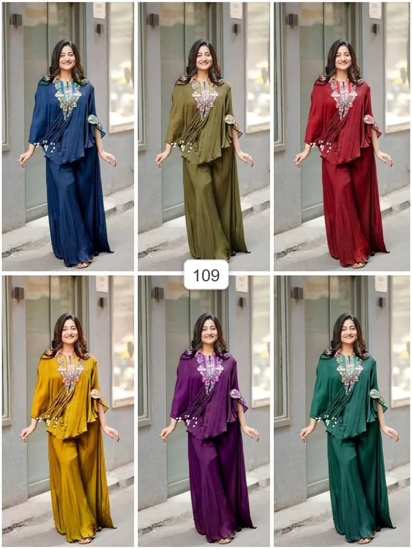 Green_Sequence_Embroidery_Work_With_Kodi_Latkan_Kurti_Set_With_Plazzo