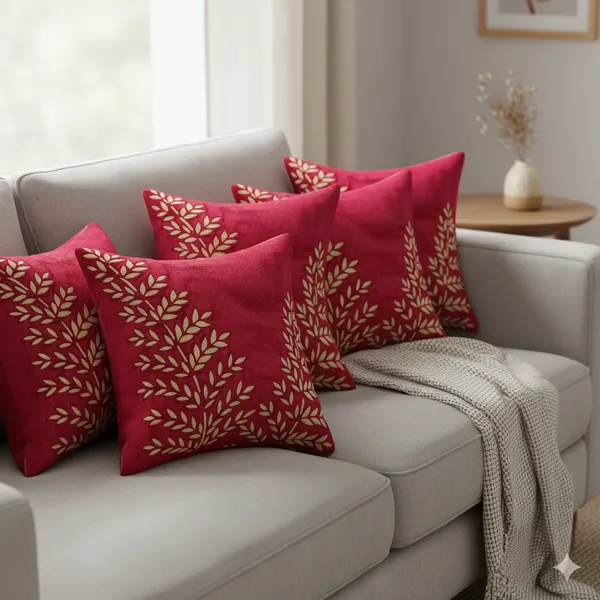 Red_Designer_Decorative_Velvet_Cushion_Covers_Set_of_5_Pieces