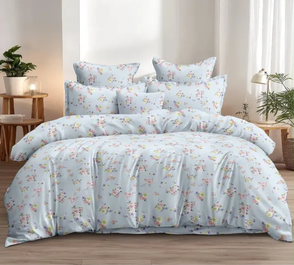 Bunio_Soft_Glace_Cotton_King_Size__Bedsheet_�_Blue