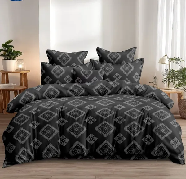 Bunio_Soft_Glace_Cotton_King_Size__Bedsheet_—_Dark_Grey