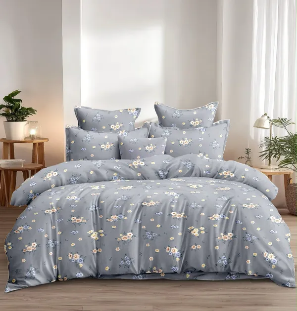 Bunio_Soft_Glace_Cotton_King_Size__Bedsheet_�__Light_Grey