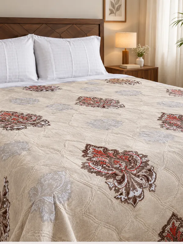 Bunio_Super_Soft_Reversible_Comforter__All-Season_Comforter_for_Double_Bed_-__Cream