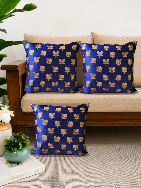 Ethnic_Lotus_Blue_Cushion_Covers_–_16"_x_16"_|_Indian_Festive_Décor