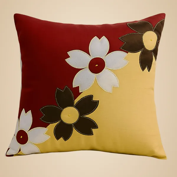 Red_Set_Of_5_Designer_Silk_Embroidery_Flower_Cushion_Covers_16_X_16_Inches_Set_Of_5_Pieces