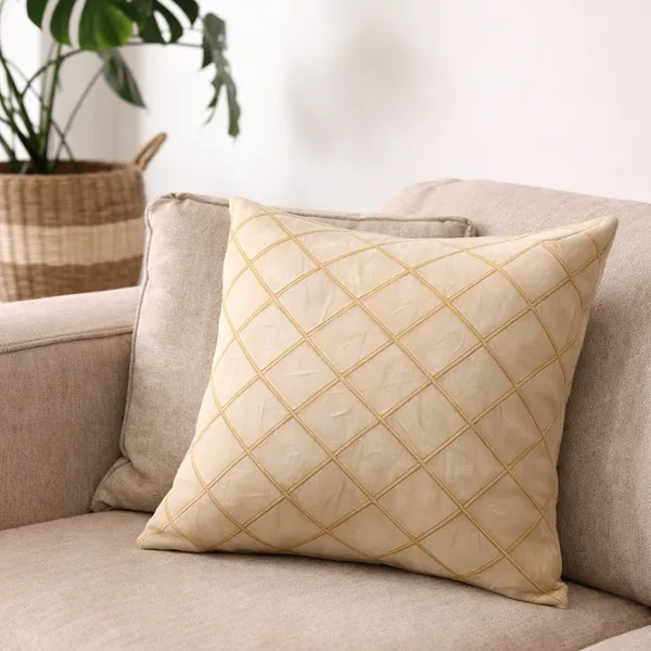 Cream_Decorative_Cross_Gold_Line_Cream_Silk_Cushion_Cover_Soft_Throw_Pillow_Case_For_Living_Room_Decor_Cushion_Covers_16_X_16_Inches_Set_Of_5_Pieces