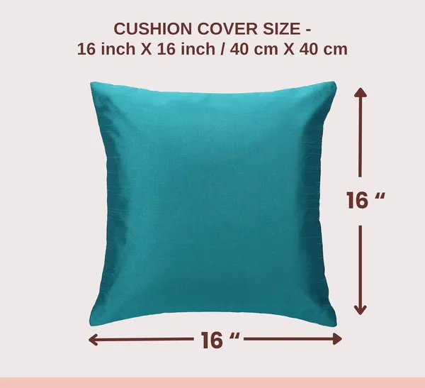 Blue_Silk_Plain_Cushion_Covers_16_X_16_Inches_Set_Of_5_Pieces