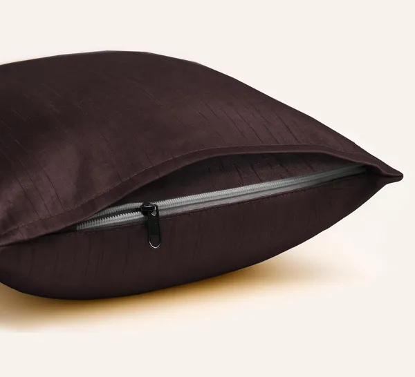 Brown_Silk_Plain_Cushion_Covers_16_X_16_Inches_Set_Of_5_Pieces