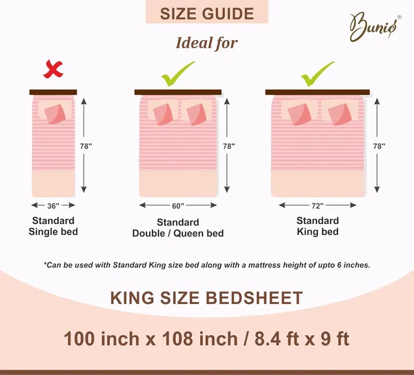 Peach_210_TC_Satin_Stripe_Pure_Cotton_Bedsheet_with_2_pillow_covers_-_King_Size_100_x_108