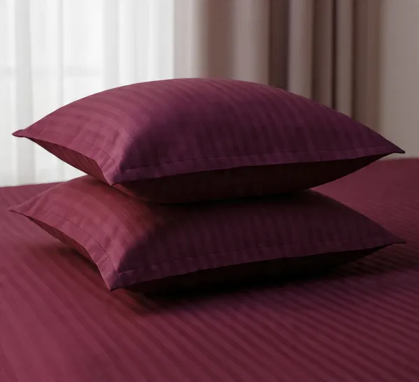 Purple_210_Tc_Satin_Stripe_Pure_Cotton_Bedsheet_With_2_Pillow_Covers_King_Size_100_X_108