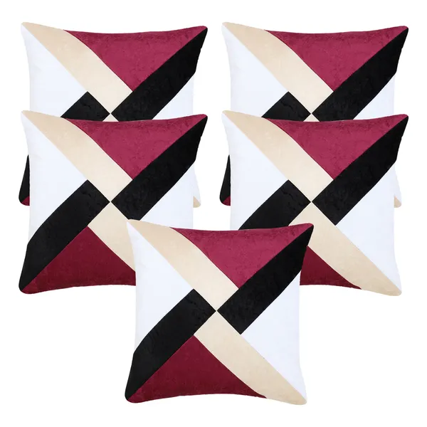 Pink_Velvet_Stripes_Design_Cushion_Covers,_16_x_16_inches_-_Set_of_5