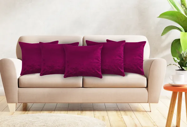 Pink_Velvet_Decorative_Soft_Plain_Cushion_Covers,_16_x_16_inches_-_Set_of_5_Pieces